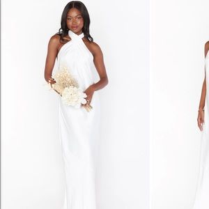 Show Me Your Mumu Jasmine Halter, ivory NEW WITH TAGS NEVER WORN